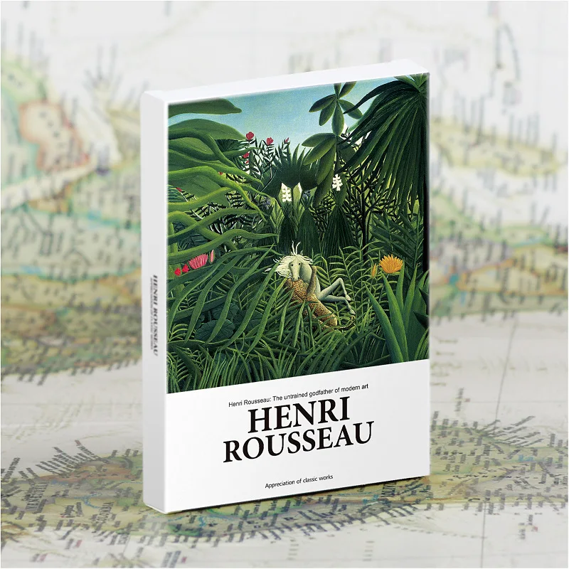 Henri Rousseau Series Paintings Postcard Creative Landscape Art Greeting Message Cards Student Gift Stationery 30 Pcs/Set