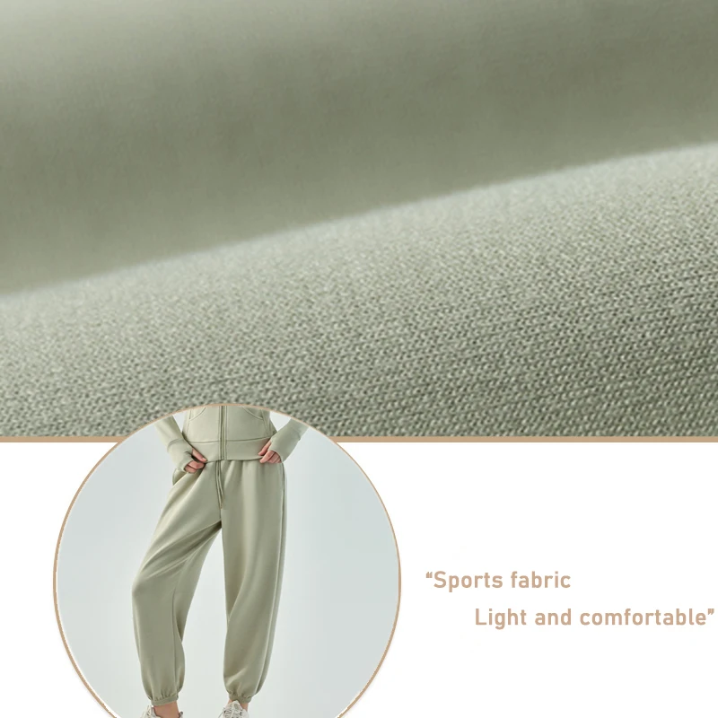 Crubera Dropped Stylish Air Layer Leggings Yoga Pants Women Casual Diagonal Pocket Drawstring Loose Quick Drying Sports Pants
