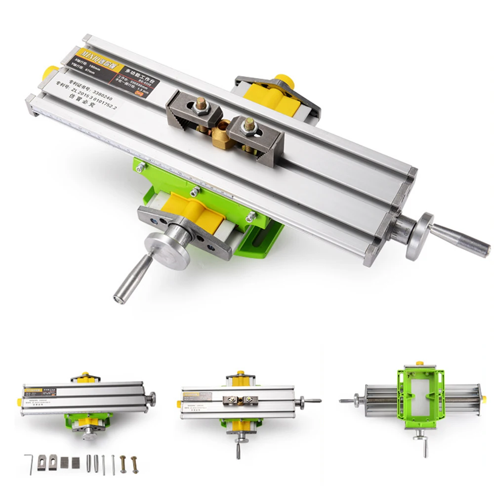 

MINIQ BG6330 Mini Precision Milling Machine Worktable Multifunction Drill Vise Fixture Working Table HT2829