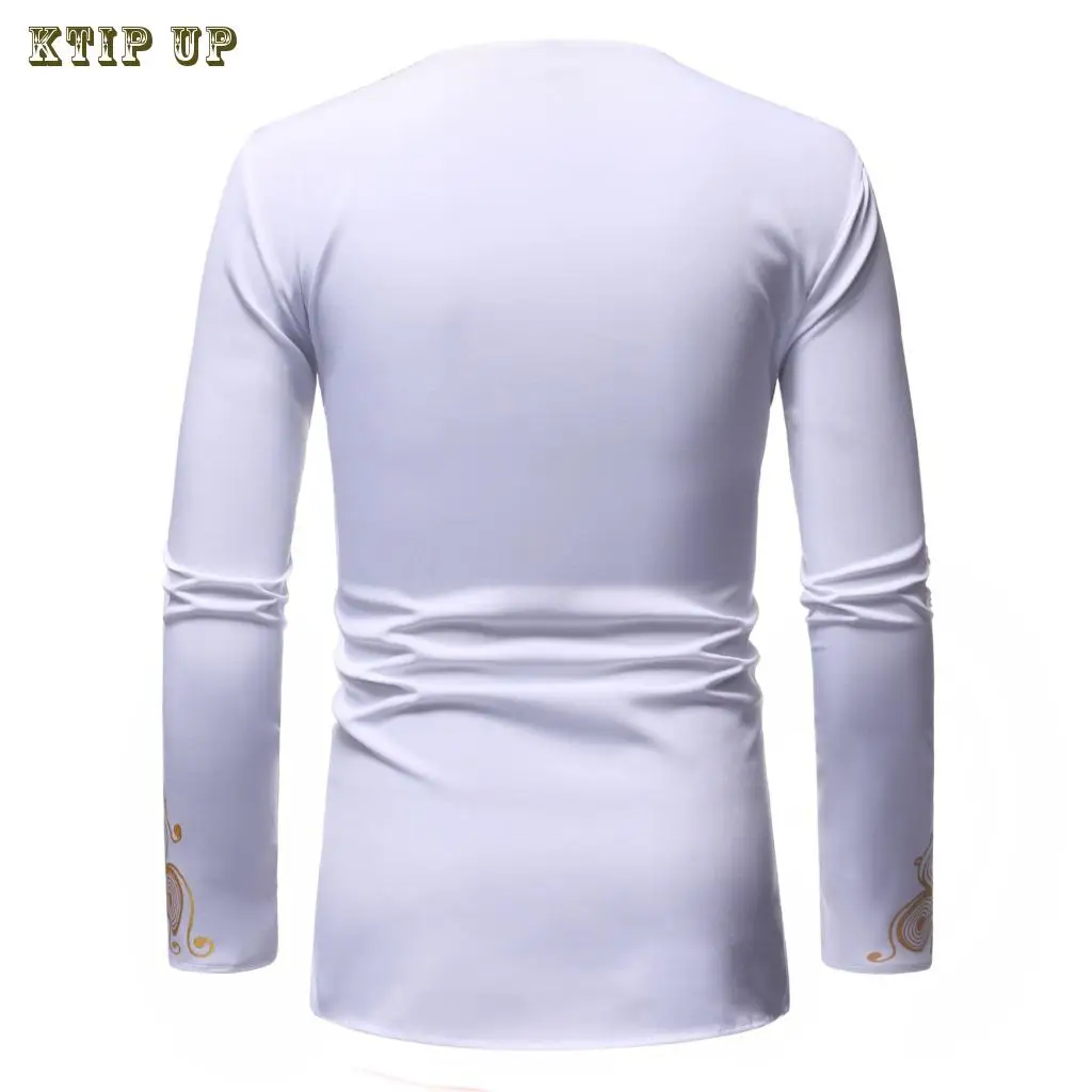 African Dashiki Print Men\'s Turn-down Collar Button Shirts Casual Short/Long Sleeve Tops Hip Hop Ethnic Style Streetwear Clothes