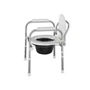 Portable Commode Chair for Seniors - Lightweight and DurableEasy-to-Fold Toilet Chair Perfect for Elderly Comfort and Mobility 4