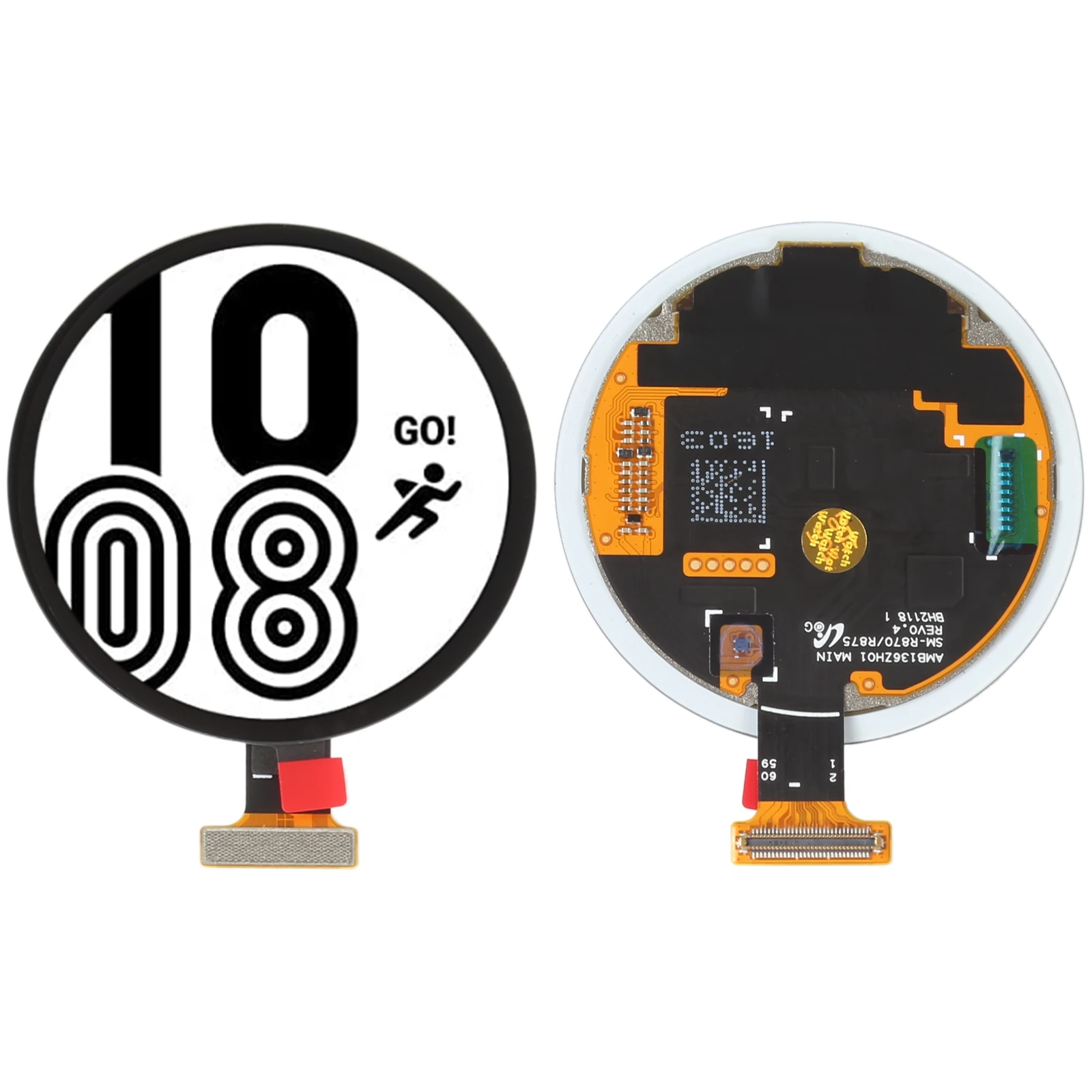 

Original 1.4 inches Super AMOLED LCD Display Screen Digitizer Full Assembly for Samsung Galaxy Watch4 44mm R870/R875