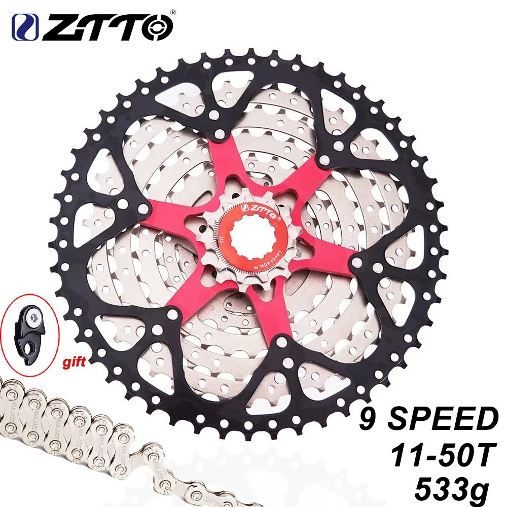 ZTTO MTB Bike 9 Speed 50T Cassette Mountain Bike Cassette 9s 11