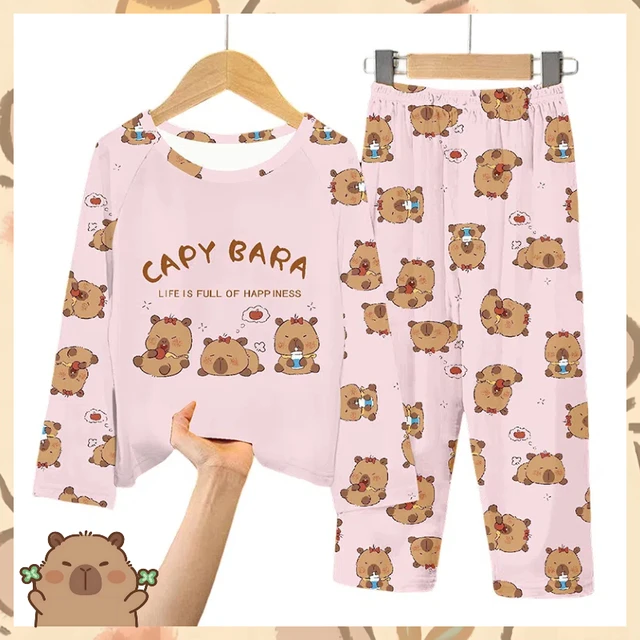 Kids Animal Print Pajama Set 3