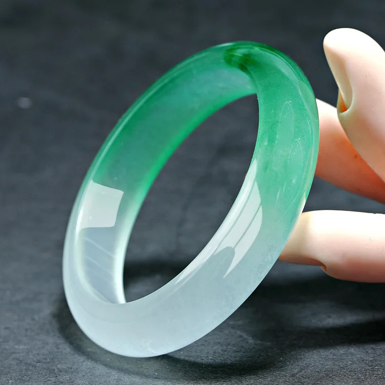 

Natural Myanmar Jade Jade 54mm-62mm bracelet Princess jewelry bracelet send mom send girlfriend gift