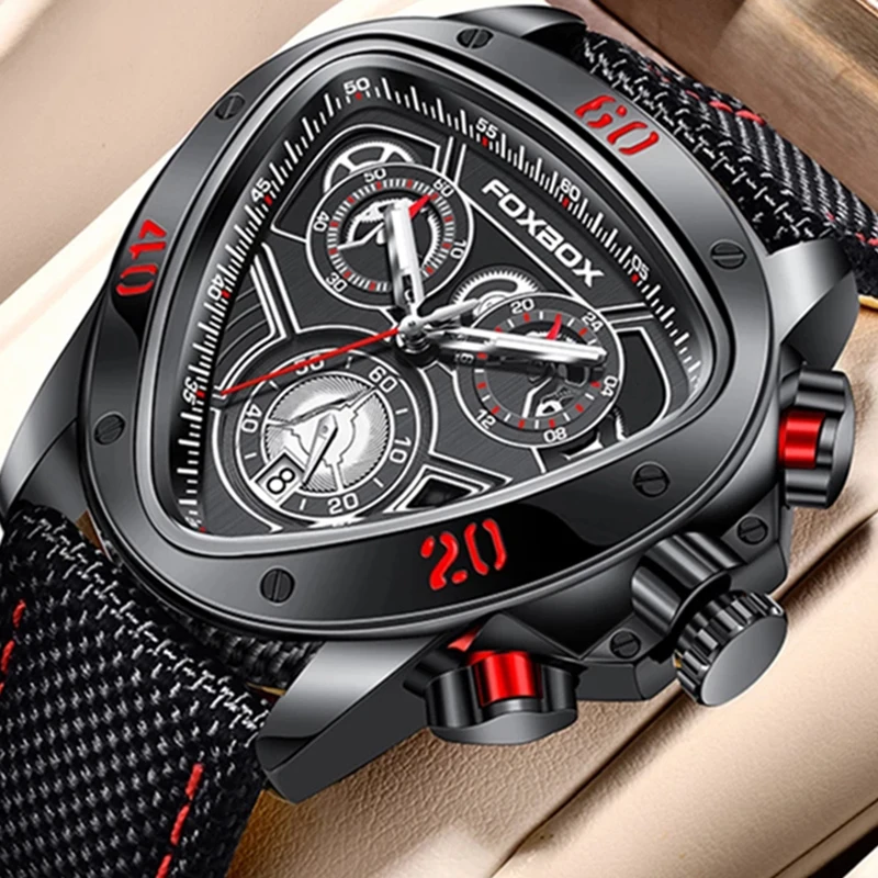 LIGETopBrandBigDialChronographQuartzWatchMenSportsWatches