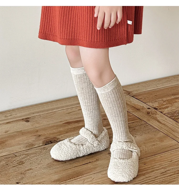 Kindersocken für Mädchen und Jungen, lässig, für Kinder, Studenten, Strümpfe, Baumwolle, Frühling und Herbst, Baby, lange Wadensocke, College-Stil, 3–12 Jahre – Detail 3