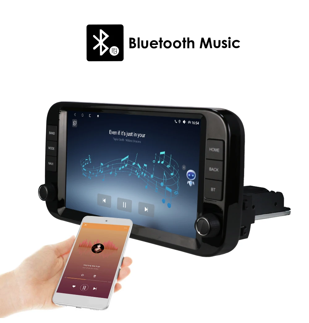 1DIN Android 14 Autoradio für Fiat Panda 2013–2020 Panda Van 2007 Multimedia GPS DSP Autoradio Carplay Intelligenter Bildschirm-Player – Detail 6