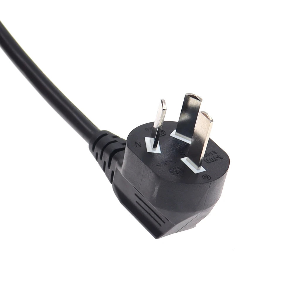 Wtyczka kątowa Poer ładowarka kabel do monitora pod kątem