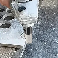 Pour le travail de carrelage meuleuse d'angle accessoire outils de meulage de carrelage fixation de meuleuse d'angle pour pierre tête en carbure de 20mm 4