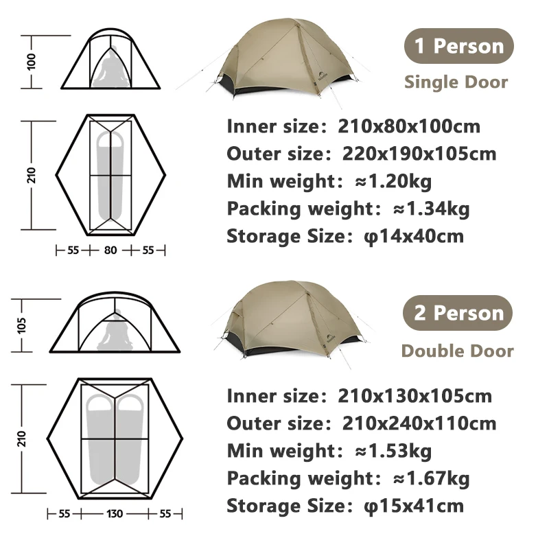Waterproof Ultralight Backpacking Tent 5
