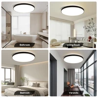 Ceiling Lighting Kitchen Bathroom Panel Lights LED Ceiling Lamp Led Lustre Chandelier Bedroom Home Decor Fixtures Hanging Lamps 2