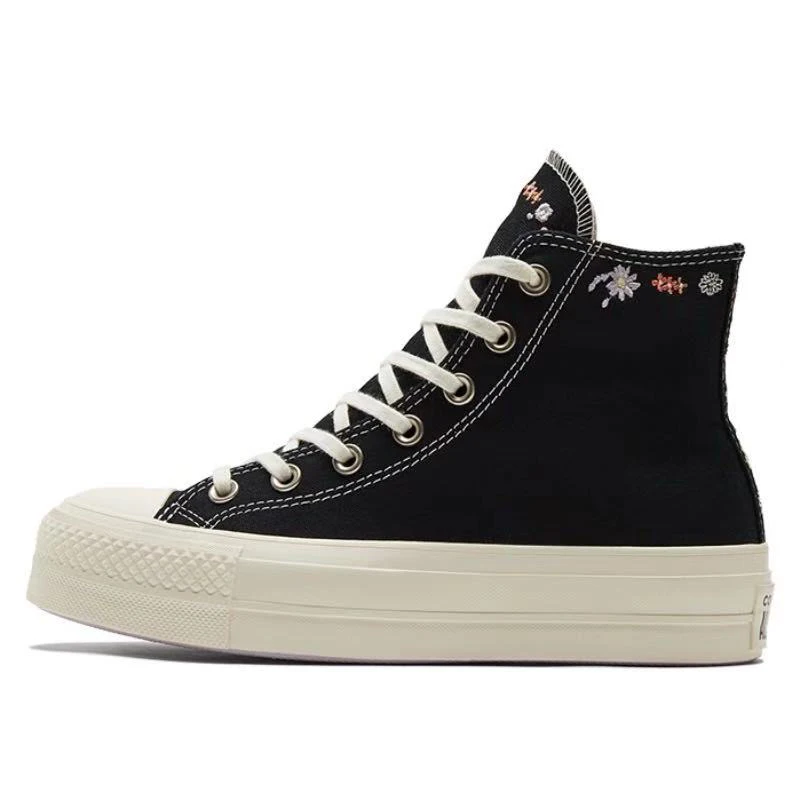 thumbnail image 1 of Converse Chuck Taylor All Star LiF - Zapatos de lona altos, antideslizantes y resistentes al desgaste, bordados, informales, para mujer, 1 of 4