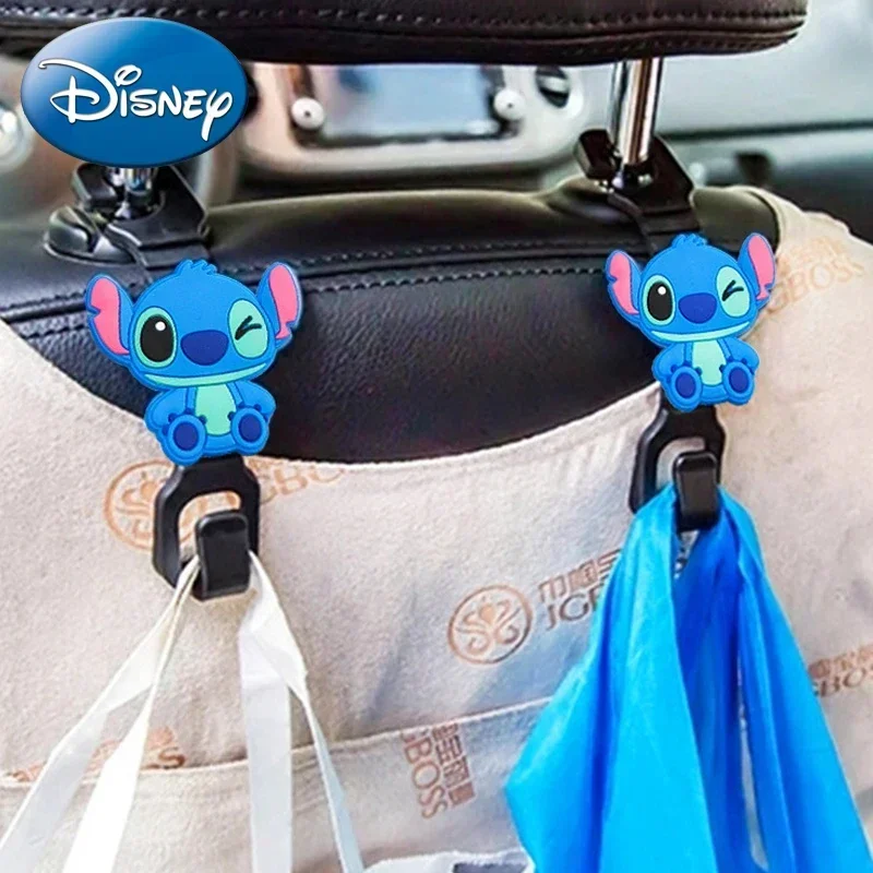 

2pcs Cartoon Disney Stitch Hook for Car Back Seat Lilo & Stitch Accessories Car Hook Kawaii Creative Pendant Storage Supplies