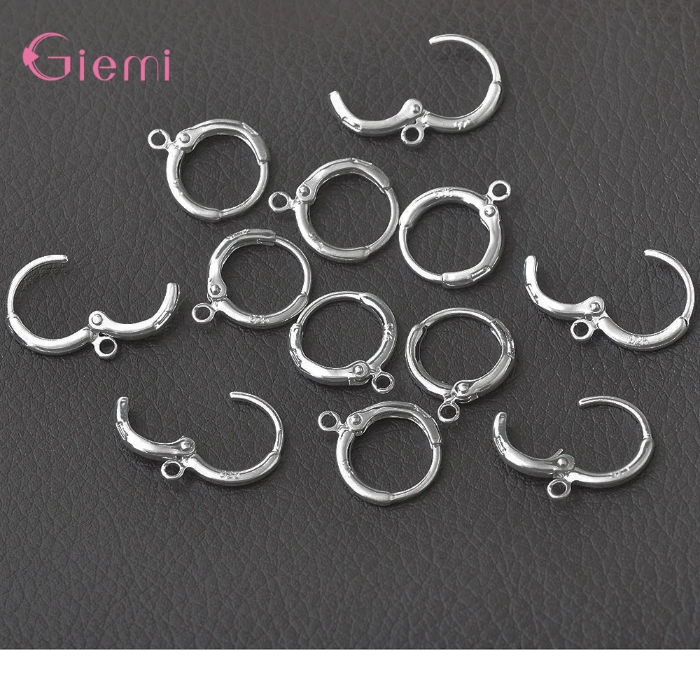 

Promotion Wholesale Real 100% 925 Sterling Silver Earrings Lever Back Earwires Diy Supplies Handmade Making Jewelry Findings