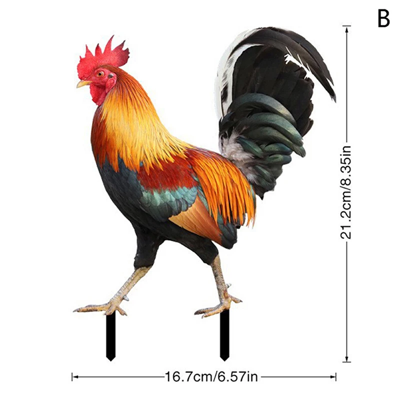 ตัวเลือกสินค้า รูปปั้นไก่ตกแต่งสวน สวยทนแดดทนฝน