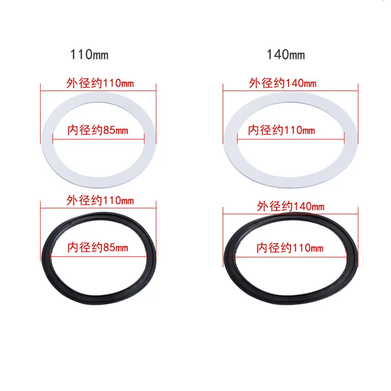 2Pcs Silicone Seal Washer Gasket For Franke Basket Strainer Plug Kitchen Sink Drain Rubber Gasket Cover Sealing Ring Sink Parts