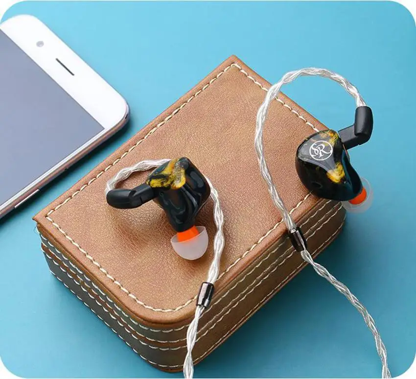 Sound Rhyme SR-3 SR3 DD+4BA Hybrid Balanced Armature 3D HiFi Music Monitor Audiophile Musician Earphones Earbuds