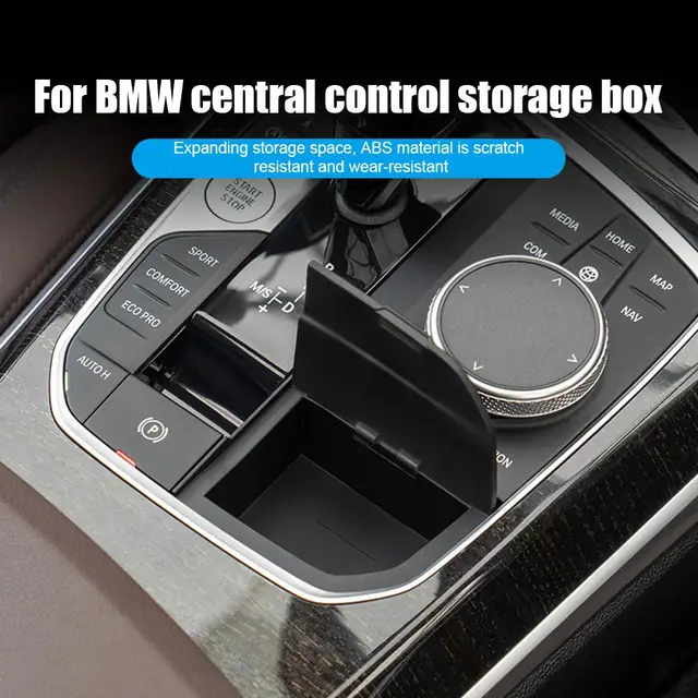 Fim Carro console central da shift de engrenagem da caixa de armazenamento  de modificação para a bmw 2 3 4 x3 x4 x5 x6 x7 série f40 g20-g26 g01 g02  g05 g06