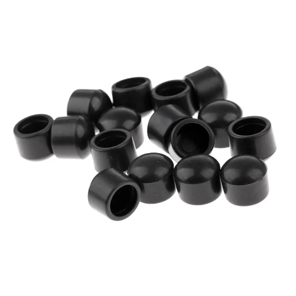 16 Pcs Foosball Machine Rod End Caps, Table Football/Soccer Plastic 1/2''