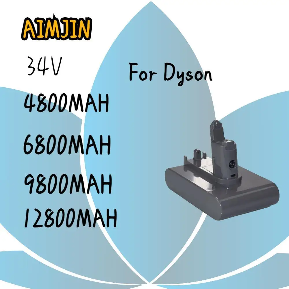 

Литий-ионный аккумулятор 2022 4800-12800 мАч 36 В для пылесоса Dyson 36 В DC58 DC59 DC61 DC62 DC74 SV09 SV07 SV03 965874-02