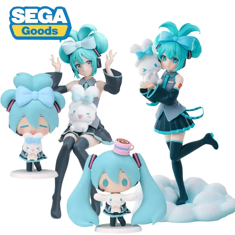 特撮 Hatsune Miku& cinnamon roll Sanrio Set Hatsune Miku Cinnamoroll Figure Doll 2 Set Vocaloid Sanrio