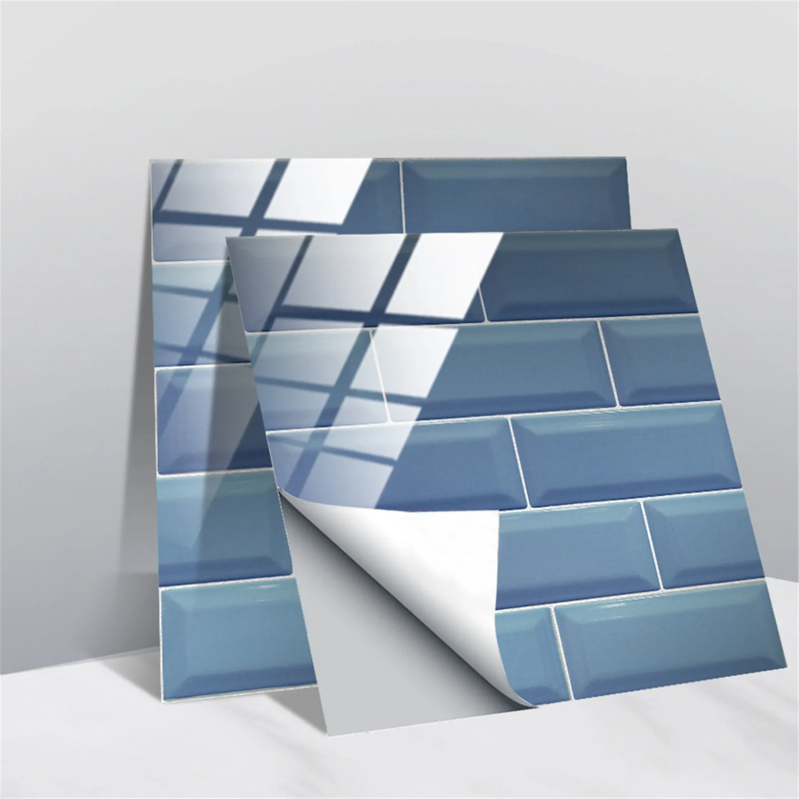 

DIY 10PC Self Stickers Interior Adhesive Tile Decor Stickers Crystal Tile Mirrors for Wall Home Decorations for Bathroom Vanity