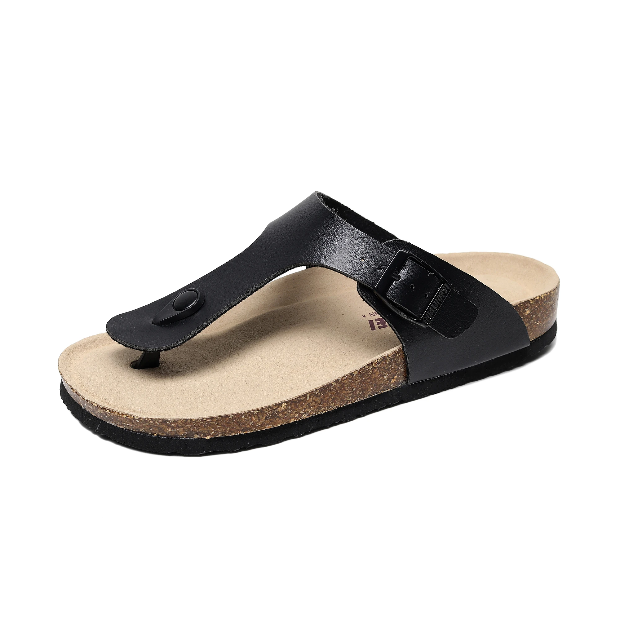 2024 Unisex Casual Cork Slippers Fashion Men Flip Flops Outdoor Beach Men Shoes Indoor House Home Shoes Summer 3