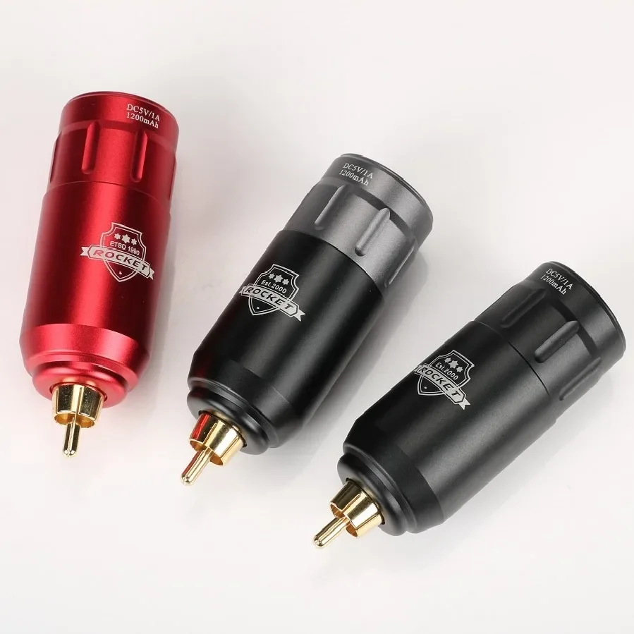 Mini Wireless Power Supply for Rocket Rotary Tattoo Machine Pen RCA Connector Type-C Rechargeable Portable tattoo power supply tattoo battery pack