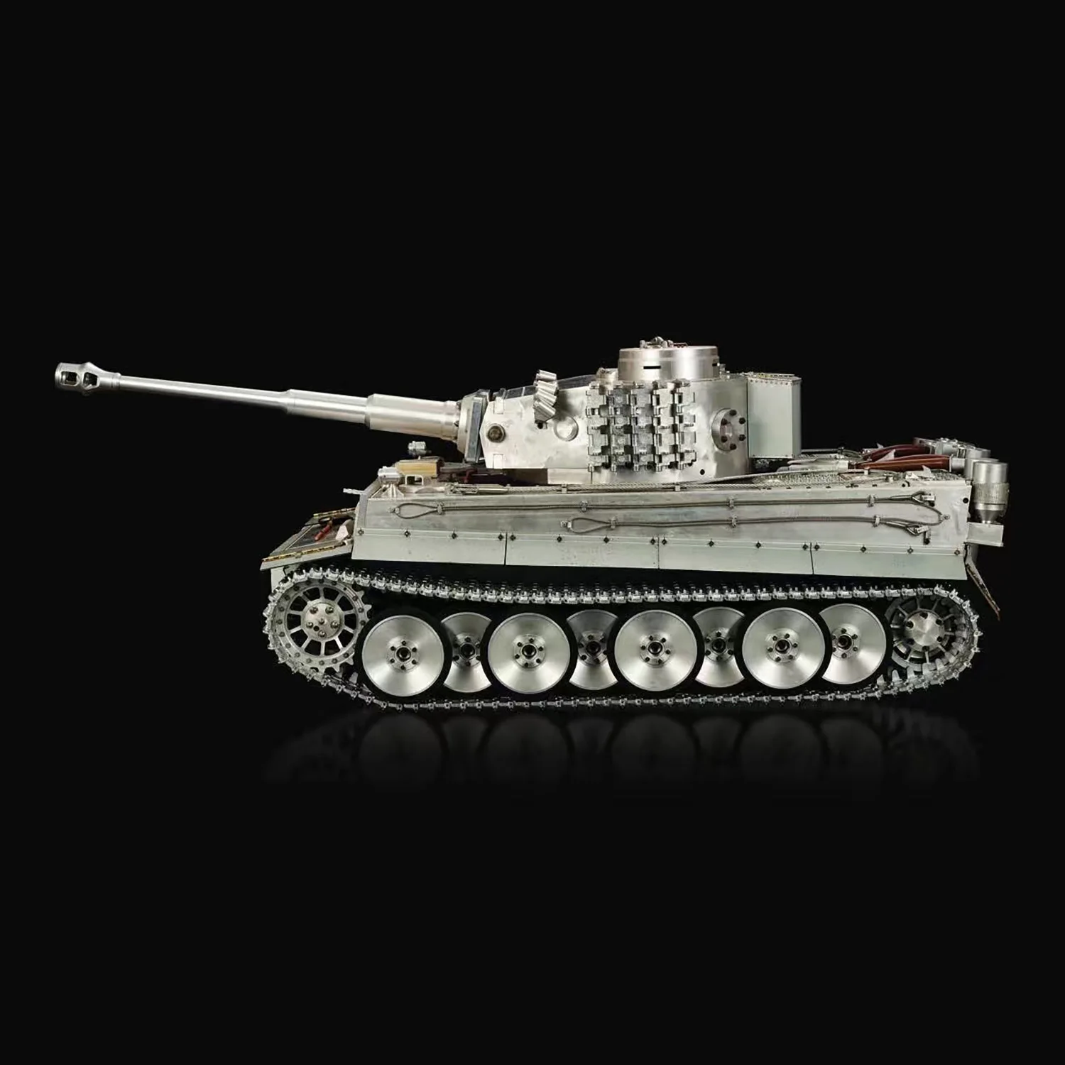 Heng Long 1/6 Full Metal Giant German Tiger I RTR RC Tank 3818 Barrel Recoil BB Shooting Battery Armored Vehicel Toy TH20188 2
