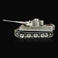 Heng Long 1/6 Full Metal Giant German Tiger I RTR RC Tank 3818 Barrel Recoil BB Shooting Battery Armored Vehicel Toy TH20188 2