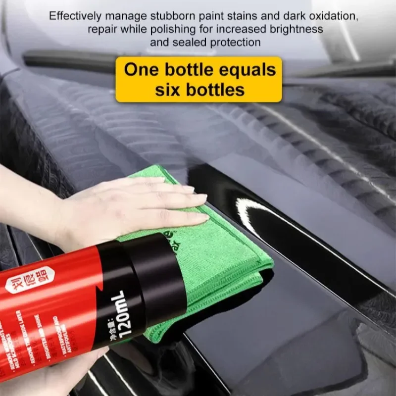 Car Scratch Repair Supplies Polishing Wax Car Paint Removal Scratch Wax Removal 120ml With sponge 1/2/4 Set car scratch repair