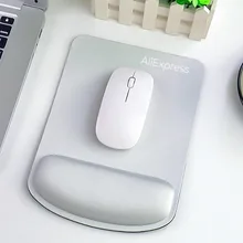Para o cinza engrossado almofada do mouse mão resto pequeno pulso almofada desktop portátil mouse resto de pulso almofada do mouse com almofada de pulso