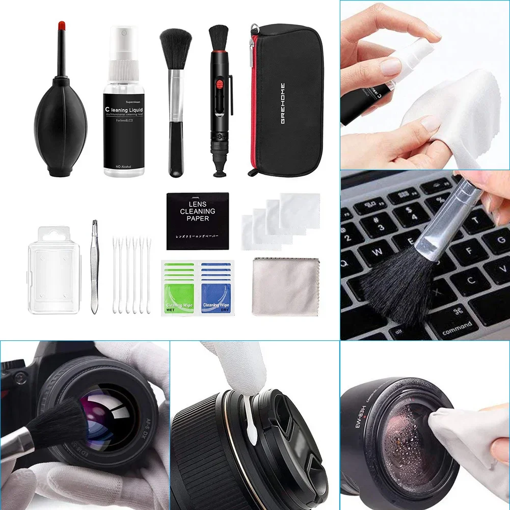Professional Camera Cleaning Kit - Essential Lens and Sensor Care System