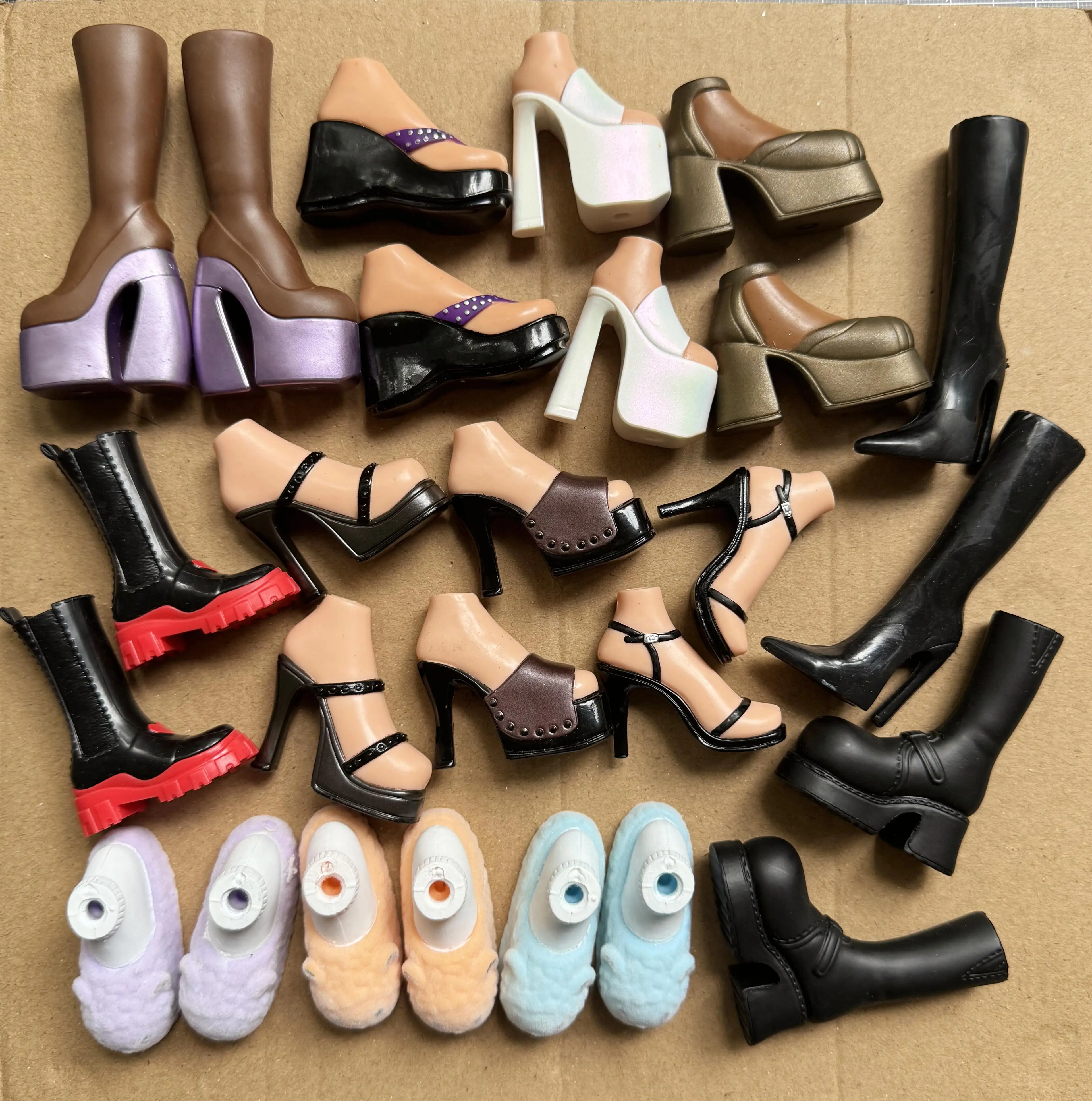 Original Bras Doll Shoes High Heels Boots Old Stock Things