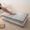 Polyester Rectangular Neck Pillow A Medium Pillow High Pillow Low Sleep Cervical Pillow Bed Sleep Pillow for Home and Hotel 3