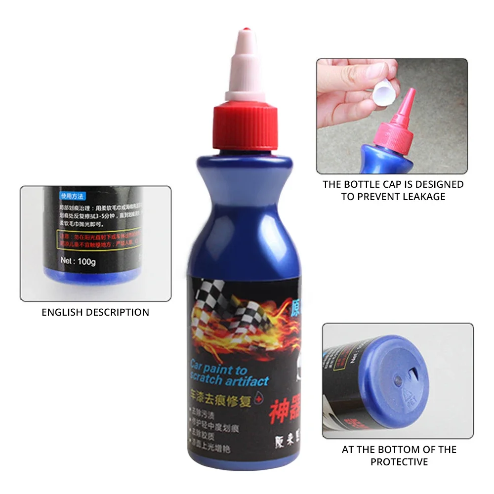 Car Paint Care Brush Touch Device Repair Wax Auto Pencil Scratches Cleaner Spot Rust Tar Remover Erase Restorer Spray Universal