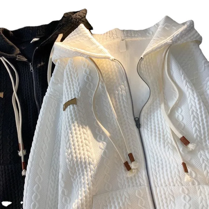 Loose Zip Up Hoodies with Pocket Vintage Zipper Hooded Sweatshirts Women Streetwear Long Sleeve Cardigan y2k Top Cloth Female