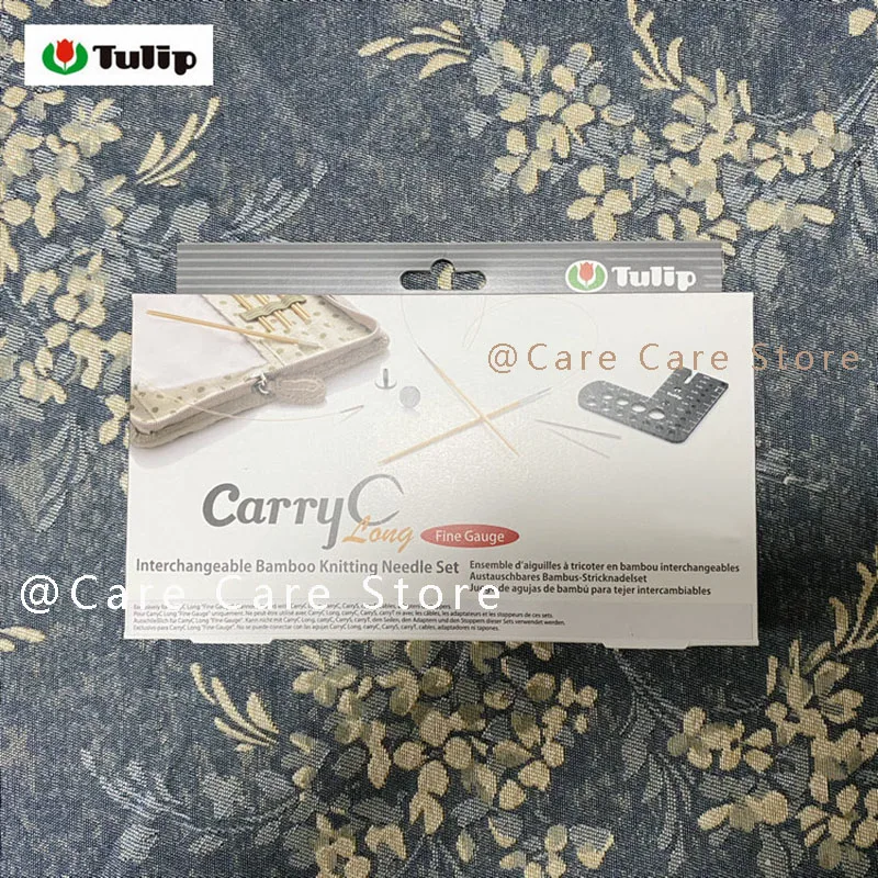 Tulip 튤립 9.5cm TCC-14 파인 게이지 대나무 교체형 뜨개질 바늘 세트 튤립 탈착식 원형 뜨개질 스포크 키트 2.0-3.0mm