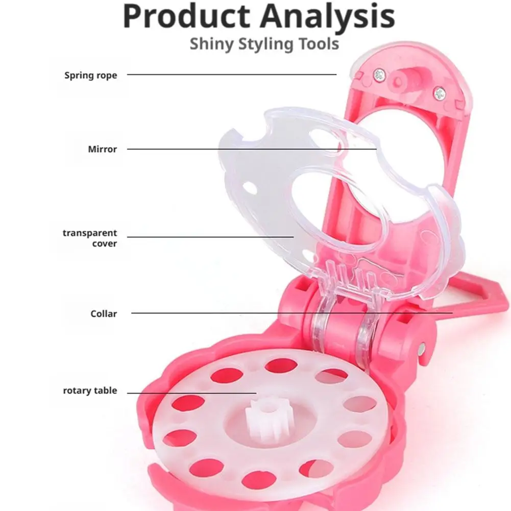 여자아이들을 위한 매직 다이아몬드 스탬핑 장난감, 헤어 액세서리 DIY 수공예 동화 속 공주 왕관 장식 트렌디 공예 장난감