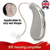 Rechargeable Digital Hearing Aid Enhancer Invisible BTE Ear Aids High-Power UK 2