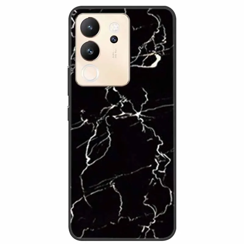 Lovely Marble Print TPU Silicone Phone Cover - Soft and Stylish Protection with Cool Design