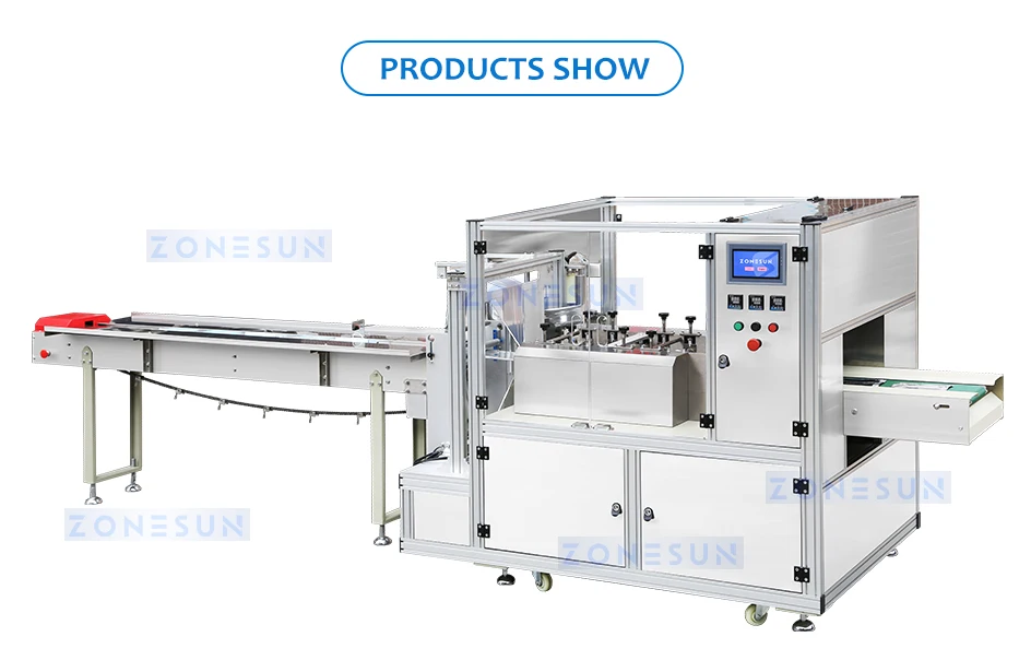 ZONESUN ZS-DCF100 Automatic 4 Sides Bag Sealing Packaging Machine