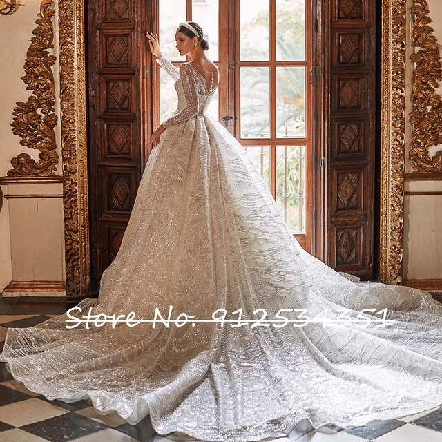 Buy Strapless Glitter Wedding Dress Ballgown Wedding Dress off Shoulder  Dress Online in India - Etsy