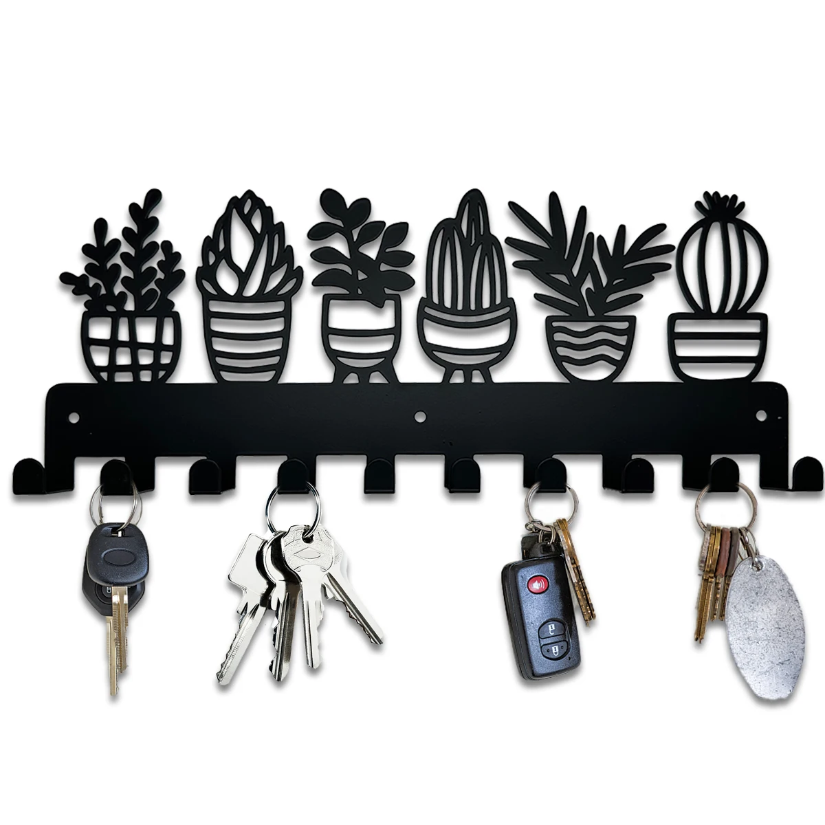 Symphony Orchestra Key Holder Vintage Black Metal Wall Key Hook Decor Hanger Style 2
