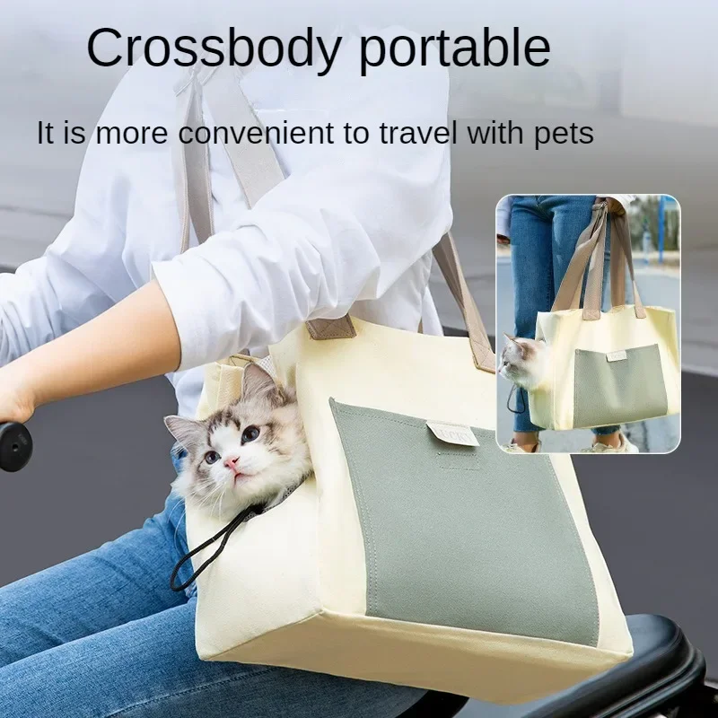 Breathable Pet Backpack Carrier for Small Dogs Cats Single Shoulder Strap Bag Portable Dog Cat Carrier for Outdoor Adventures