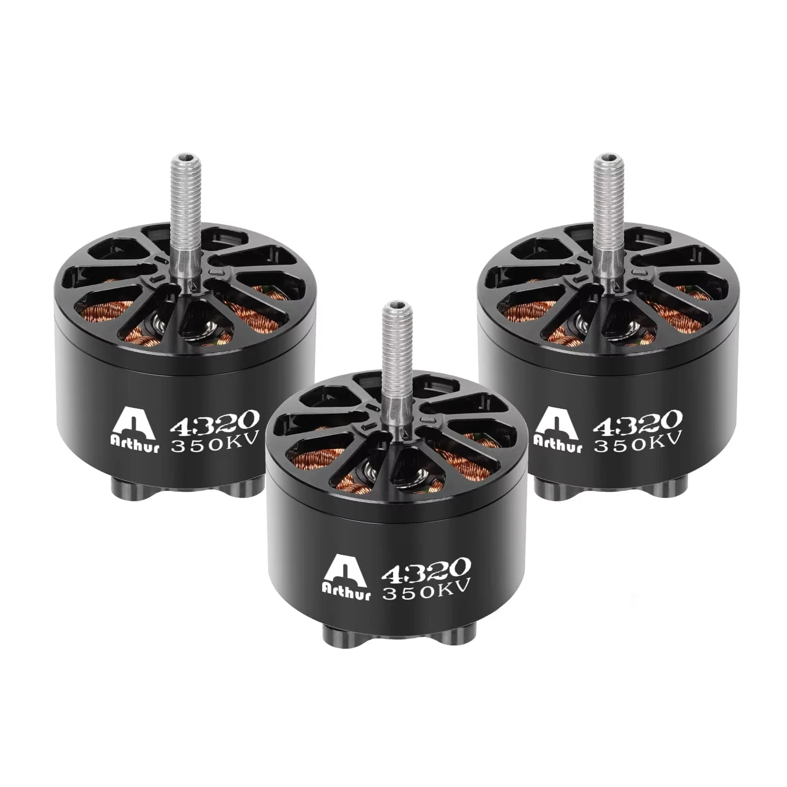 4 Pieces Flashhobby A4320 4320 350KV 6-12S High Speed Brushless Motor Long Range X-Class RC FPV Drone Model Parts Accessories thumbnail 4