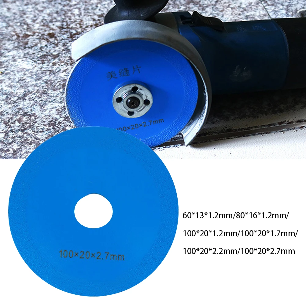 1 Pc Saw Blade Cutting Disc 60/80/100mm 16/20mm Hole For Sheet Tile Cement Seam Cleaning Cutting Tools Angle Grinder Accessories