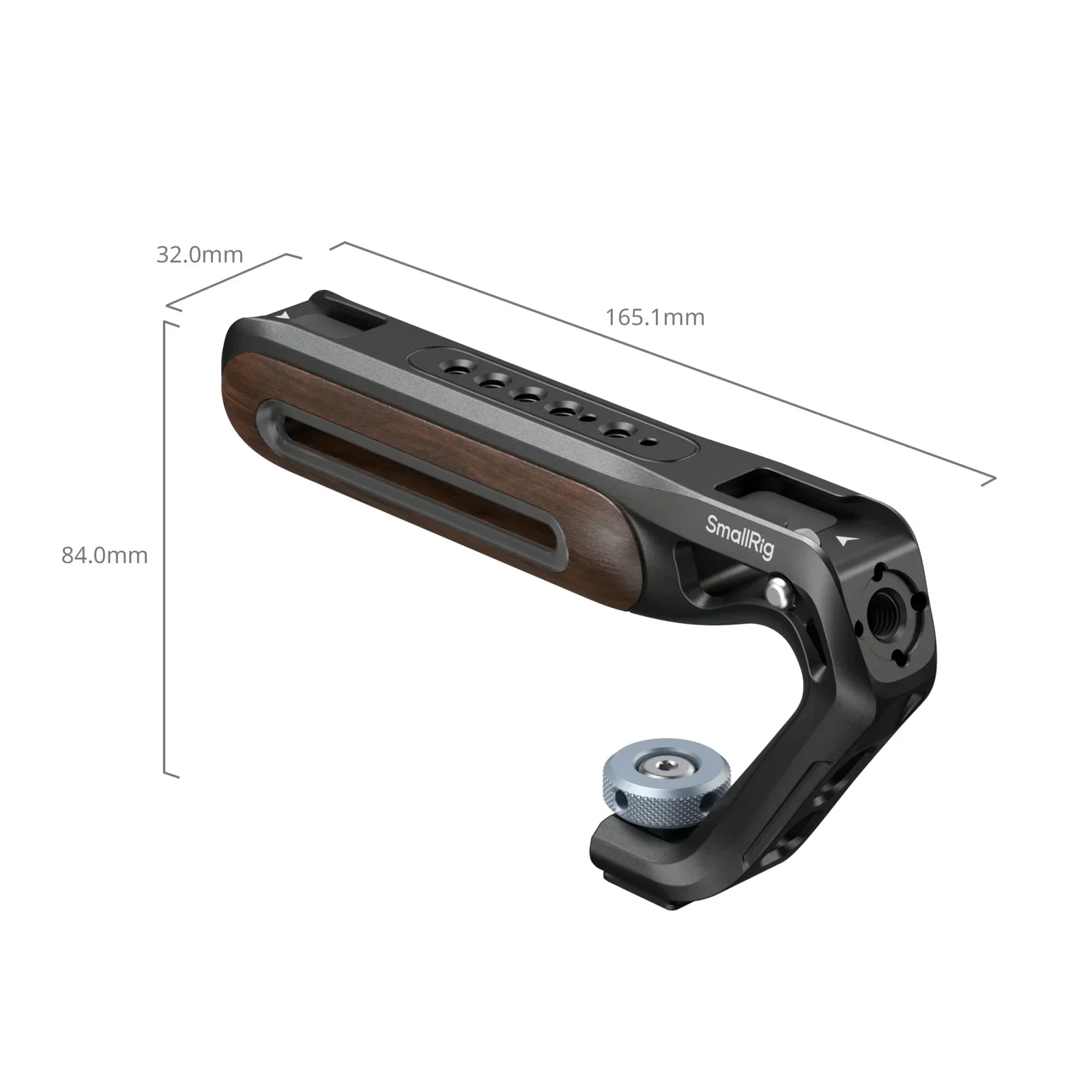 SmallRig Top Handle with Cold Shoe Mount / NATO Clamp / (1/4" & 3/8") Two-in-O
