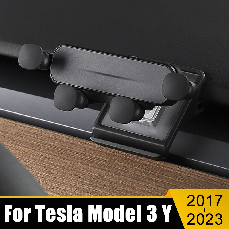 

Car Accessories For Tesla Model 3 Y 2017 2018 2019 2020 2021 2022 2023 Phone Holder Mobile Stand Smartphone GPS Support Mount